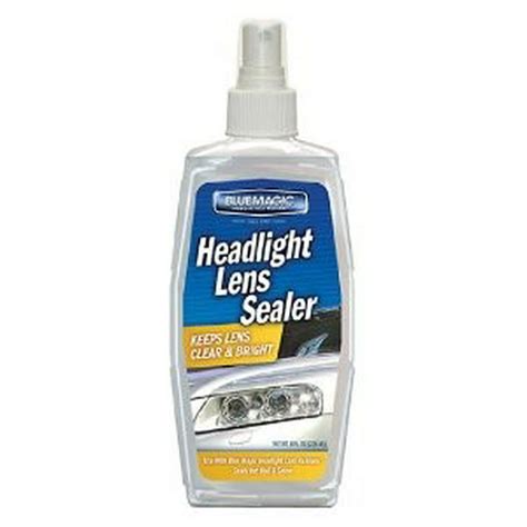 Get Rid of Headlight Oxidation with Blue Magic Headlight Lens Sealer